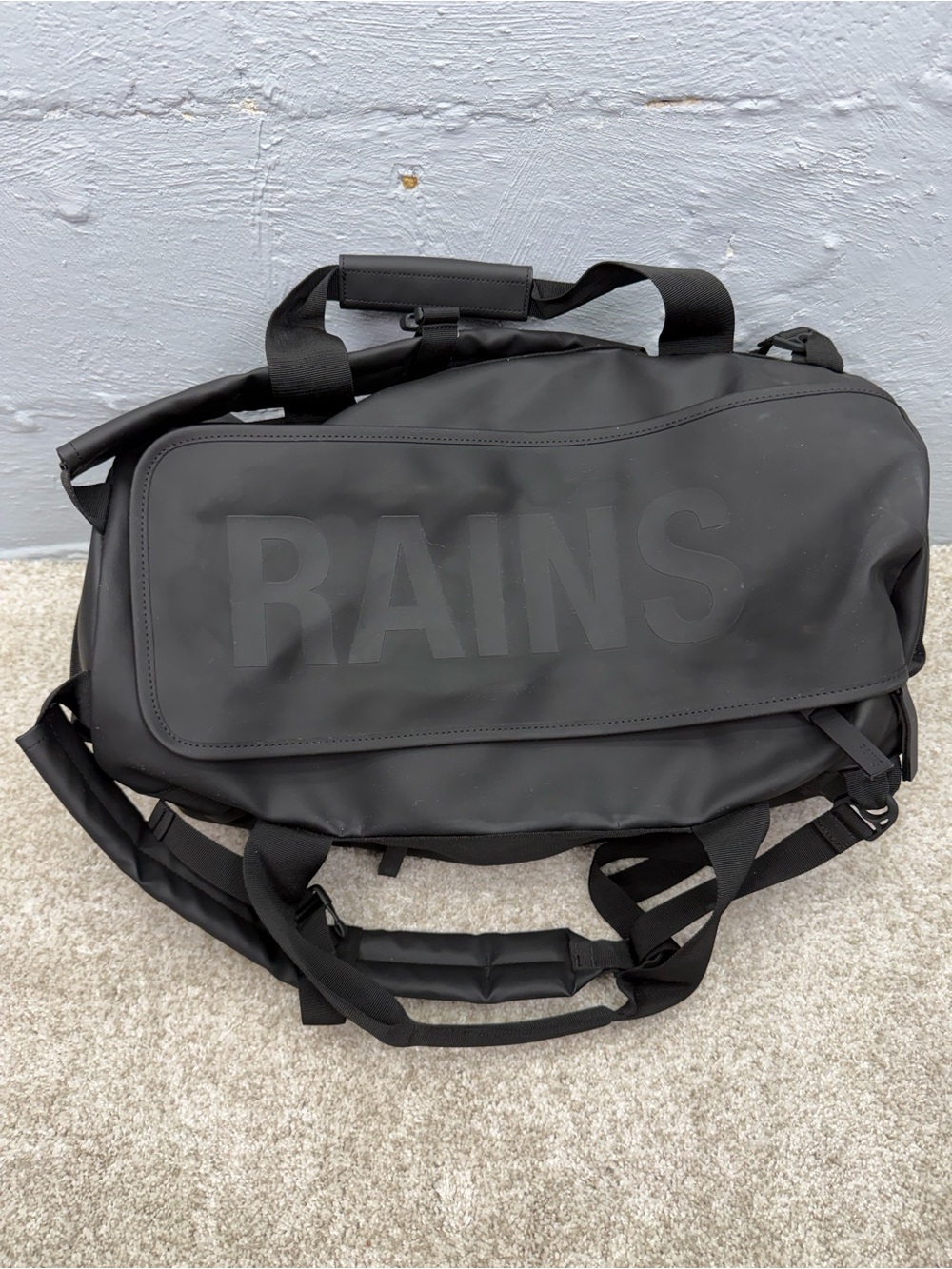 Rains Texel Small Waterproof Weekend Duffle Bag